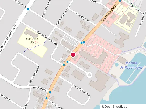 Location of Restaurant Repentigny Pizzeria at 334 Rue Notre-Dame, Repentigny