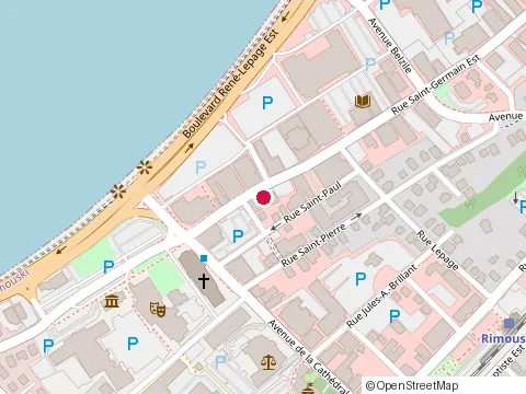 Location of Restaurant Rétro 50 at 38 Rue St Germain E, Rimouski