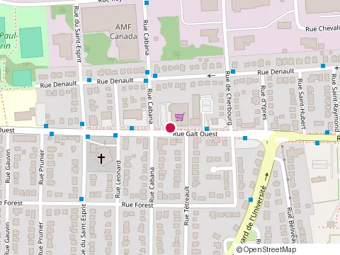 Location of Restaurant Rima at 2128 Rue Galt O, Sherbrooke