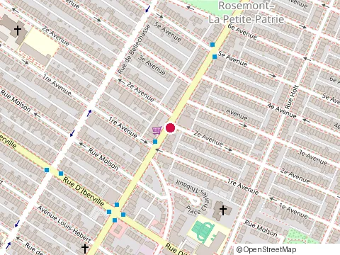 Location of Restaurant Rosemont at 2600 boulevard Rosemont, Montréal