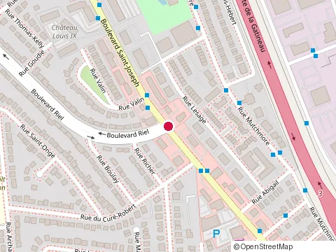 Location of Restaurant Rouge at 651 Boul Saint-Joseph, Gatineau