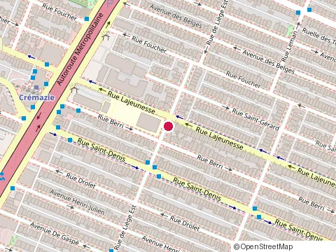 Location of Restaurant Sady'S at 506 Rue de Liège E, Montréal