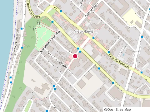 Location of Restaurant Sagamité at 68 Rue Saint-Louis, Québec