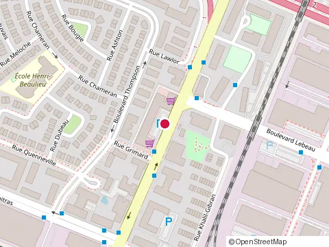 Location of Restaurant Sahtein at 217 boulevard de la Côte-Vertu, Saint-Laurent
