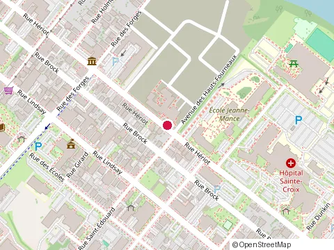 Location of Restaurant Saigon at 425 Rue Hériot, Drummondville