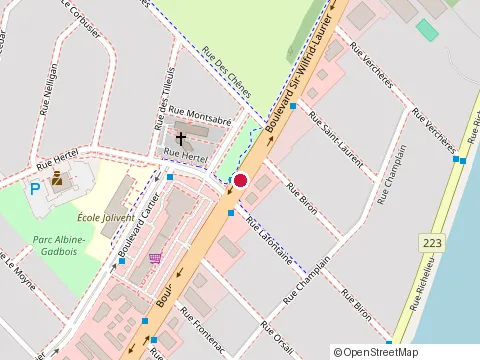Location of Restaurant Sawadee at 344 Boulevard Sir Wilfrid Laurier, Beloeil