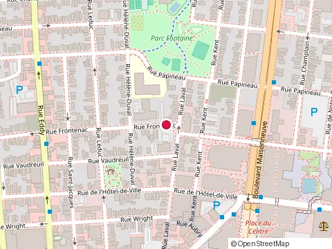 Location of Restaurant Sen Thièp at 103 Rue Frontenac, Gatineau