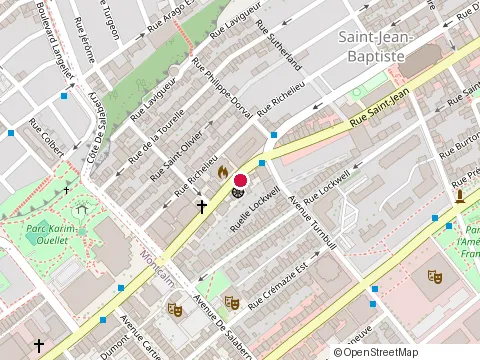 Location of Restaurant Shogun at Rue Saint-Jean, Qubec