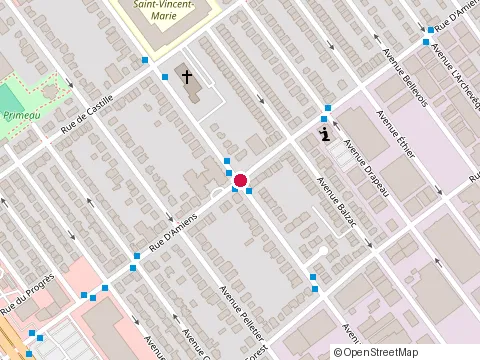 Location of Restaurant Source de Vie Antillais at 4433 Rue d'Amiens, Montréal-Nord