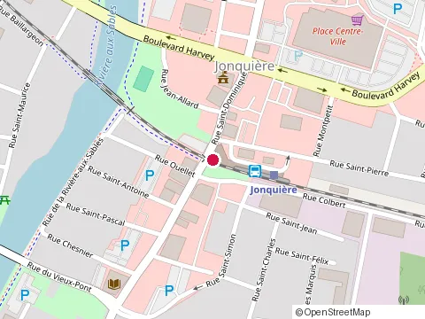 Location of Restaurant Tabagie 500 at 2439 Rue Saint-Dominique, Jonquière
