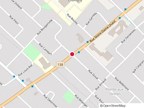 Location of Restaurant Tam-Tam at 7551 Rue Notre-Dame O, Trois-Rivières