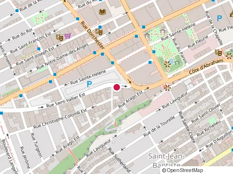 Location of Restaurant Tamari Sushi at 208 Rue Saint-Vallier O, Québec