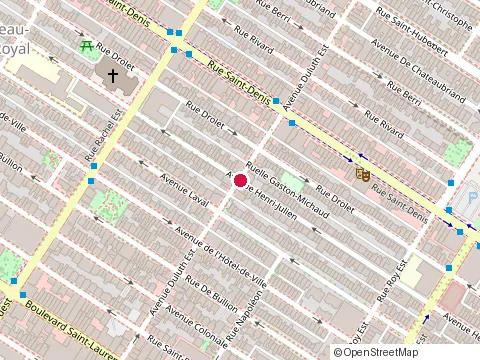 Location of Restaurant Tay Do at 300 Avenue Duluth E, Montréal