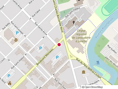 Location of Restaurant Thai Wok at 322 Manseau Boul, Joliette