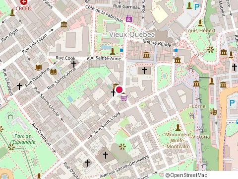Location of Restaurant Toast at 17 Sault au Matelot, Québec
