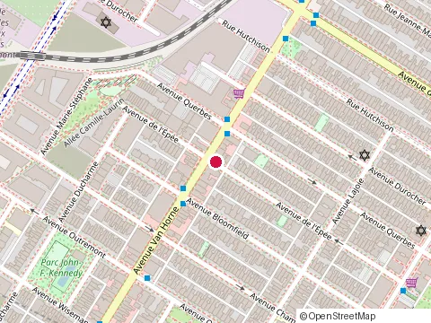 Location of Restaurant Tonnerre de Brest at 1134 avenue Van Horne, Outremont