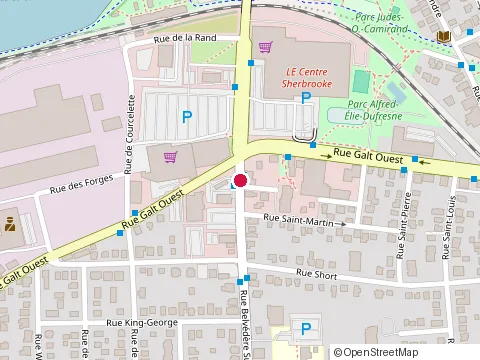 Location of Restaurant Tradition Saigon at 820 Rue Belvédère S, Sherbrooke