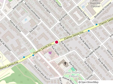 Location of Restaurant Vietnamien Thien Long at 2124 chemin Sainte-Foy, Québec