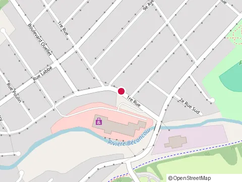 Location of Restaurant Vivilunch at 100 1Re Rue, Thetford Mines