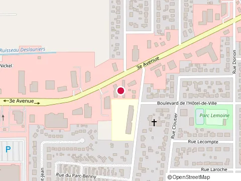 Location of Restaurant Wong at 1741 3E Ave, Val-d'Or