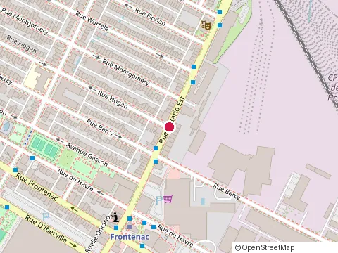 Location of Restaurant Yen Yen at 2709 Rue Ontario E, Montréal
