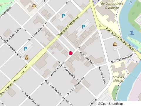 Location of Restaurant Zentao at 87 place Bourget S, Joliette