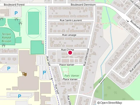 Location of Restauration Patrick Lachapelle at 106 Cliche St, Val-d'Or