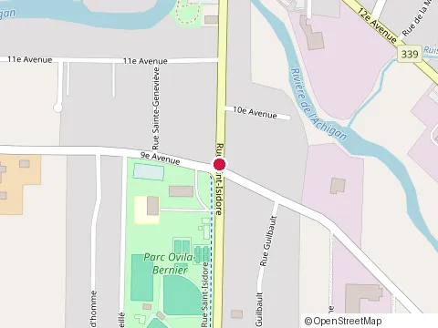 Location of Resto 335 at 617 Rue Saint-Isidore, Saint-Lin-Laurentides