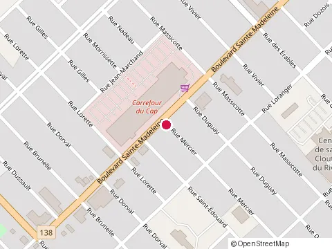 Location of Resto A Bas Prix at 94 Rue Mercier, Trois-Rivières