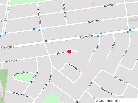 Location of Resto A Mamie St-Jérome at 600 35E Avenue, Saint-Jérôme