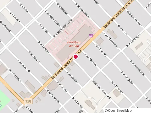 Location of Resto au Clair de Lune at 150 boulevard Sainte-Madeleine, Trois-Rivières