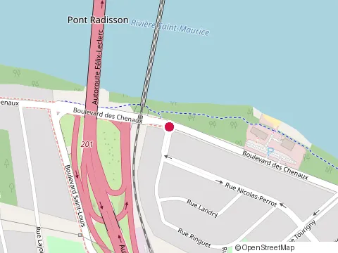 Location of Resto Bar le Chack at 2206 Bd des Chenaux, Trois-Rivières