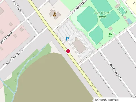 Location of Resto Chez l Arbitre at 555 Rue Saint-Alphonse N, Thetford Mines