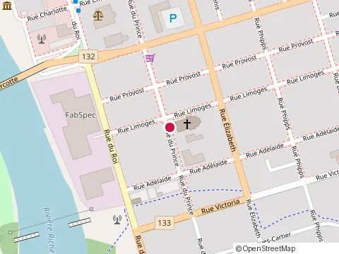Location of Resto Chez Mimi at 188 Rue du Prince, Sorel-Tracy