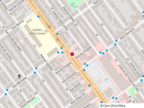 Location of Resto Dèdèt at 10839 Pie-Ix Blvd, Montréal