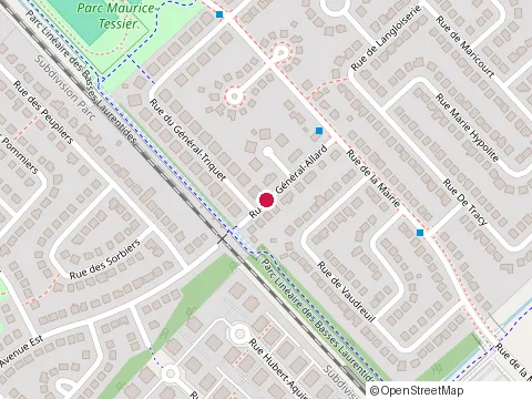 Location of Resto du Parc Equestre at 208 Rue du Général-Allard, Blainville