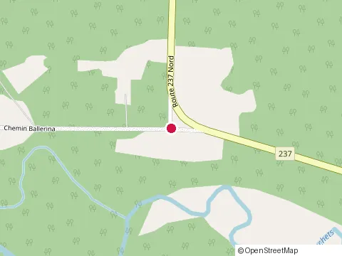 Location of Clos Saragnat at 100, chemin Richford, Frelighsburg