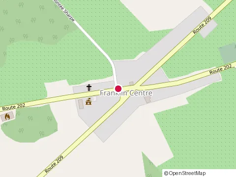 Location of Les Vergers Blair at 1421, rte 202, Franklin