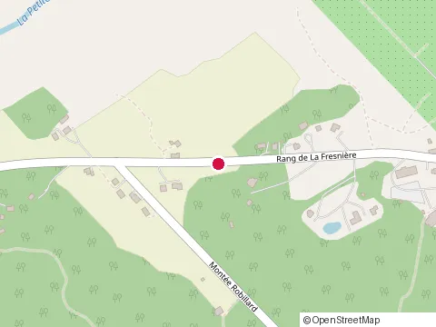 Location of Verger du Ruisseau at 12680, rang de la Fresnière, Mirabel