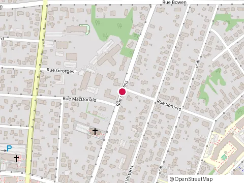 Location of Distillerie Cherry River at 120, rue des Pins, Magog