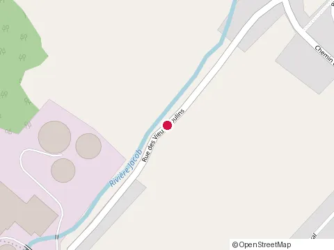 Location of Menaud at 1, rue de la Rivière, Clermont