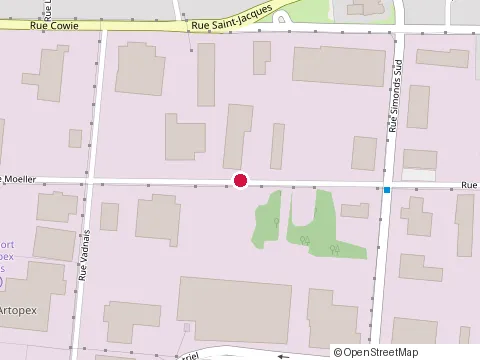 Location of Absintherie des Cantons at 800, rue Moeller, Granby