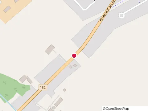 Location of Le Fief de la Rivière at 20280, boul. des Acadiens, Bécancour