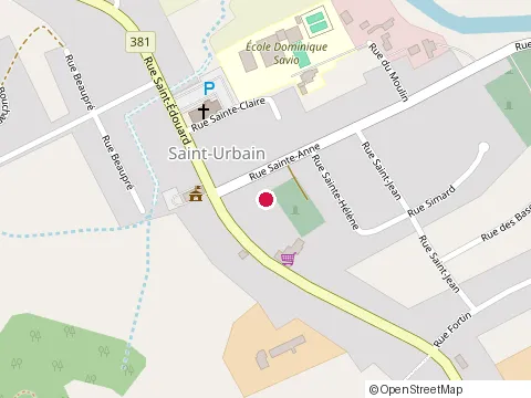 Location of La ferme Basque de Charlevoix at 813, rue St-Édouard, Saint-Urbain