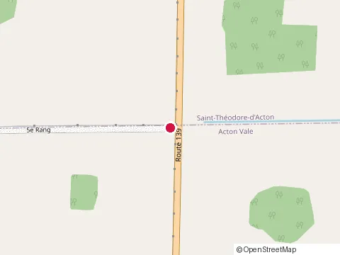 Location of Verger Larivière at 777, rte 139, Saint-Théodore-d'Acton