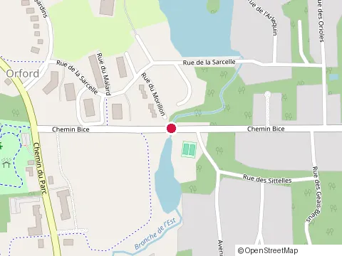 Location of Au Vignoble d'Orford at 318, chemin Bice, Orford