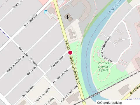 Location of La Grigne Boulangerie at 351, rue Saint-Charles-Borromée Nord, Joliette