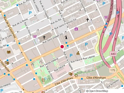 Location of Apikol at 627, boul. Charest E., Québec