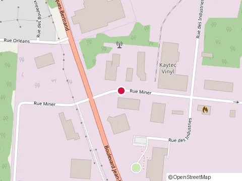 Location of Les Spiritueux Ungava at 291, rue Miner, Cowansville