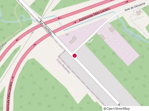 Location of Distillerie L&M at 101 Rue Courteau, Trois-Rivières